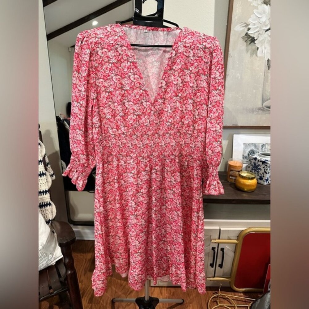 Floral Pink Dress